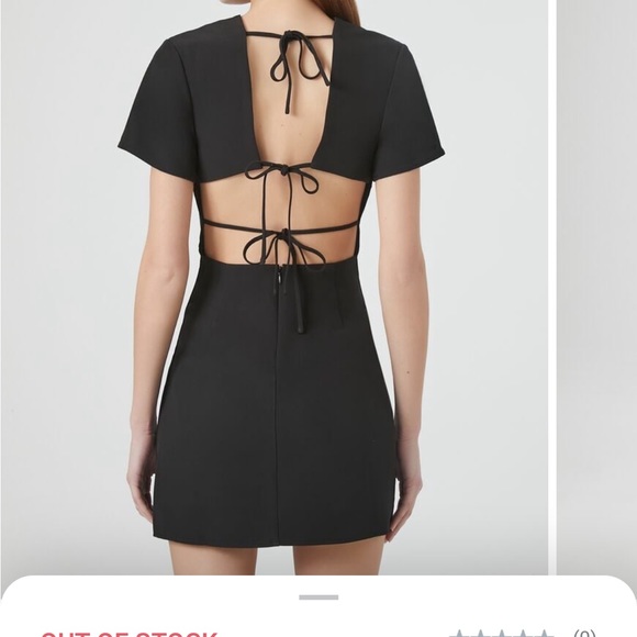 Cutout Tie-Strap Mini Dress - Picture 2 of 2